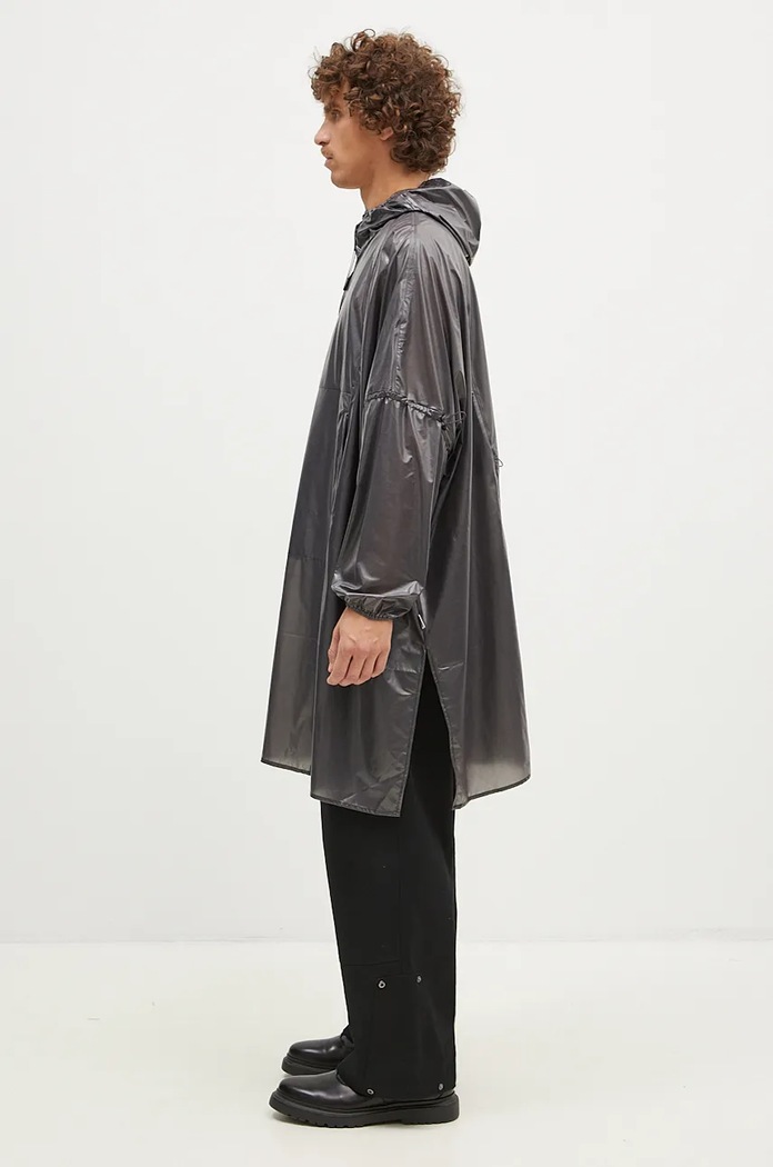 Kišna jakna Rains Long Ultralight 18770 BLACK 18770.BLACK crna AA00