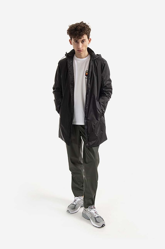 Rains Bunda Rains Padded Nylon Coat 15480 BLACK 15480.BLACK černá AA00
