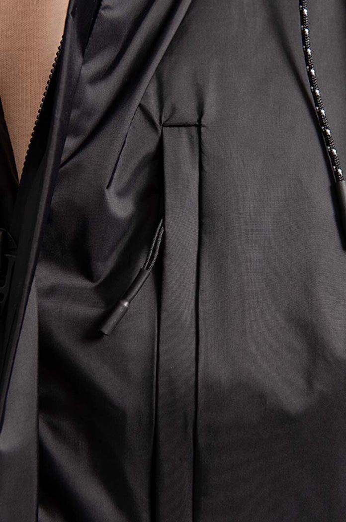 Rains Bunda Rains Padded Nylon Coat 15480 BLACK 15480.BLACK