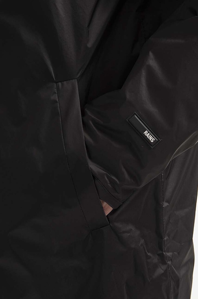 Rains Bunda Rains Padded Nylon Coat 15480 BLACK 15480.BLACK