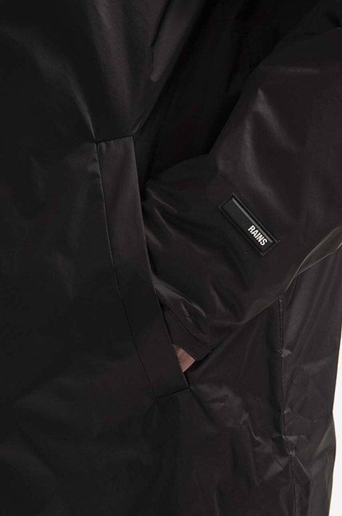 Rains Bunda Rains Padded Nylon Coat 15480 BLACK 15480.BLACK
