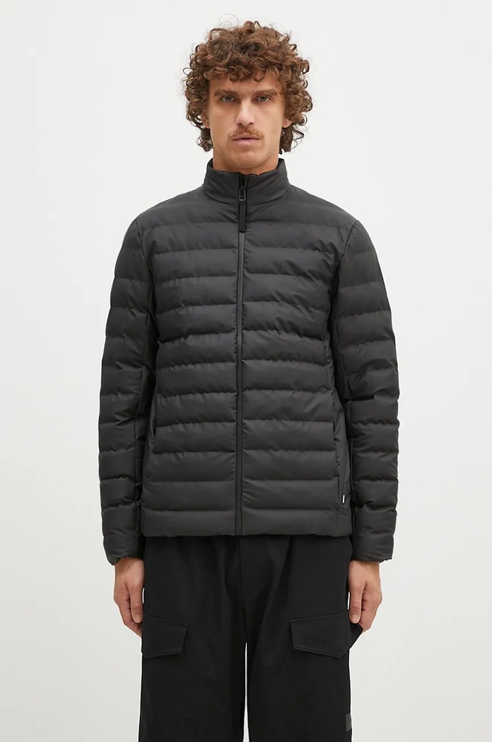 Jakna Rains Trekker Jacket za prijelazno razdoblje crna 15430.BLACK