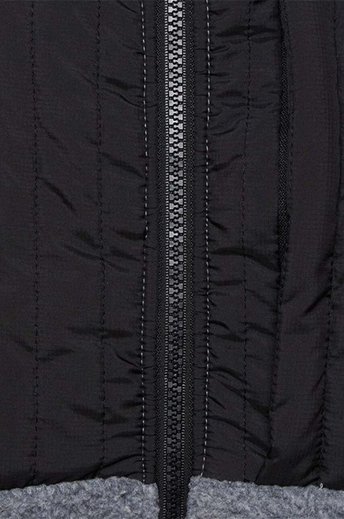 Bunda Rains Fleece Jacket 1852.HEATHERGREY