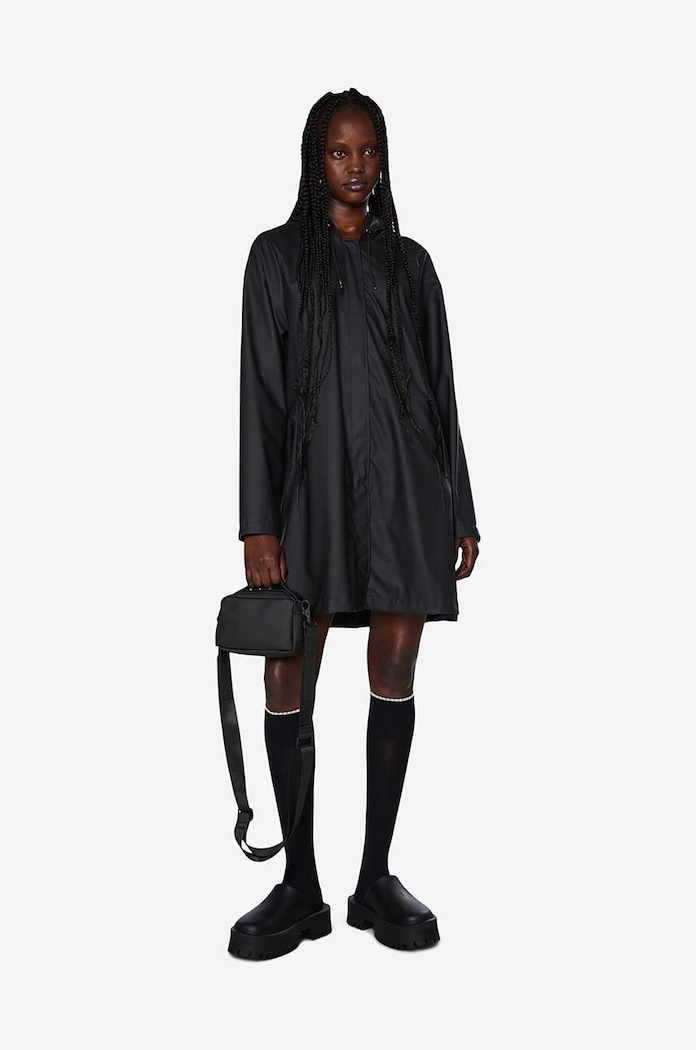 Rains jacket A-line W Jacket 18050 black AA00