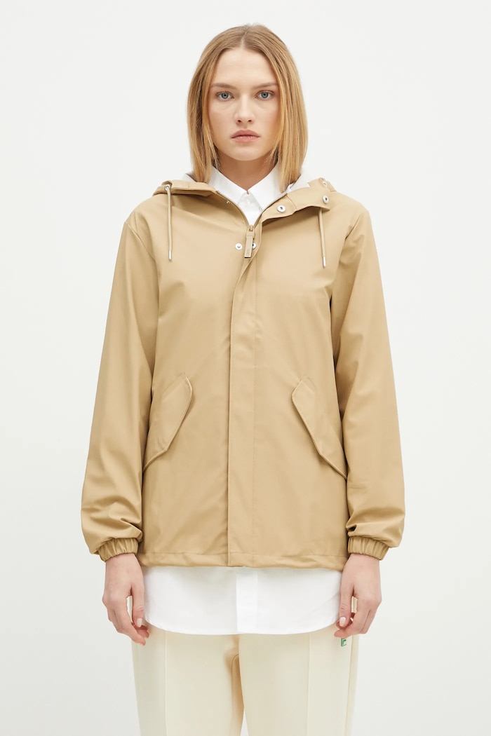 Rains jacket with beige 18010.