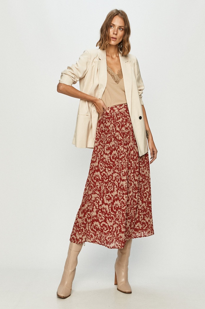 Vero Moda - Marynarka 10225726 beżowy AA00