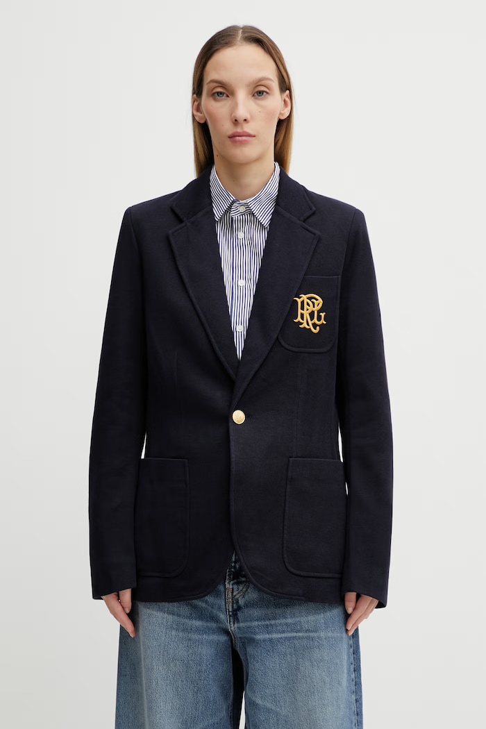 Polo Ralph Lauren - Sako jednoredni mornarsko plava 211795348002
