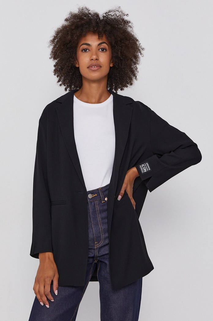 Armani Exchange - Sako látka čierna 8NYG65.YNVCZ.NOS