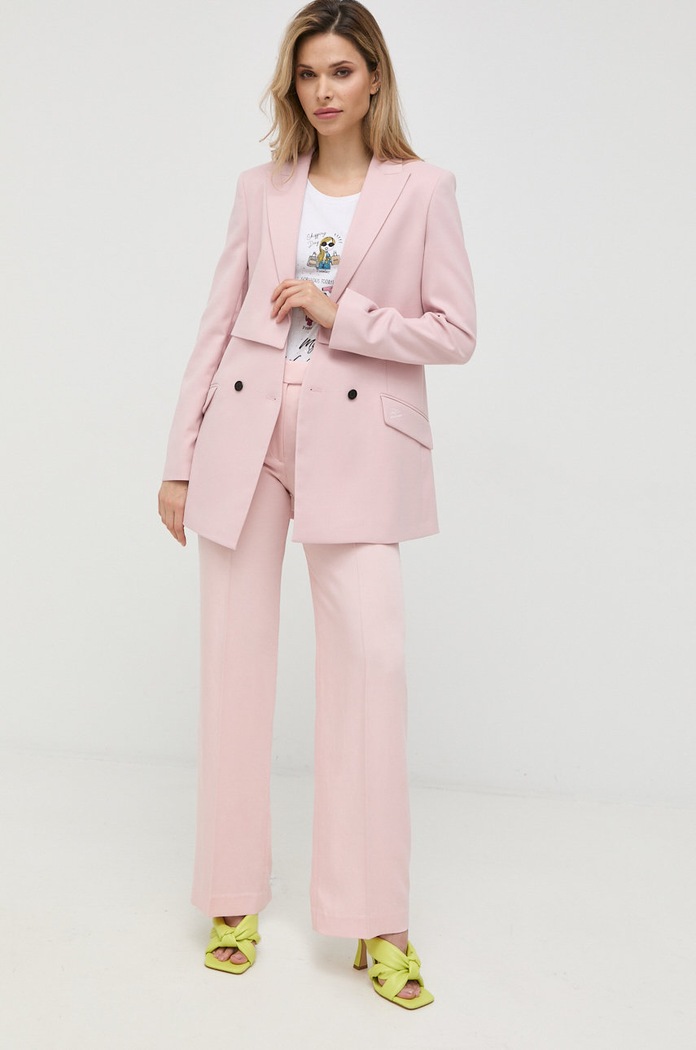 Karl Lagerfeld Marynarka różowy 225W1402