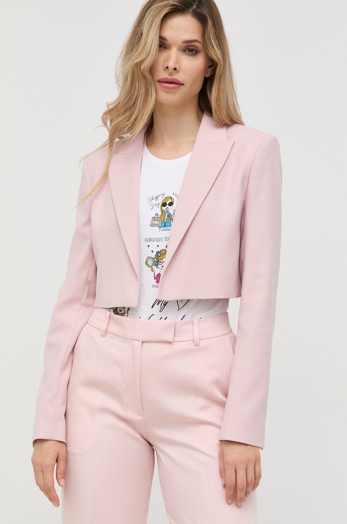 Karl Lagerfeld Marynarka 225W1402 różowy AA00