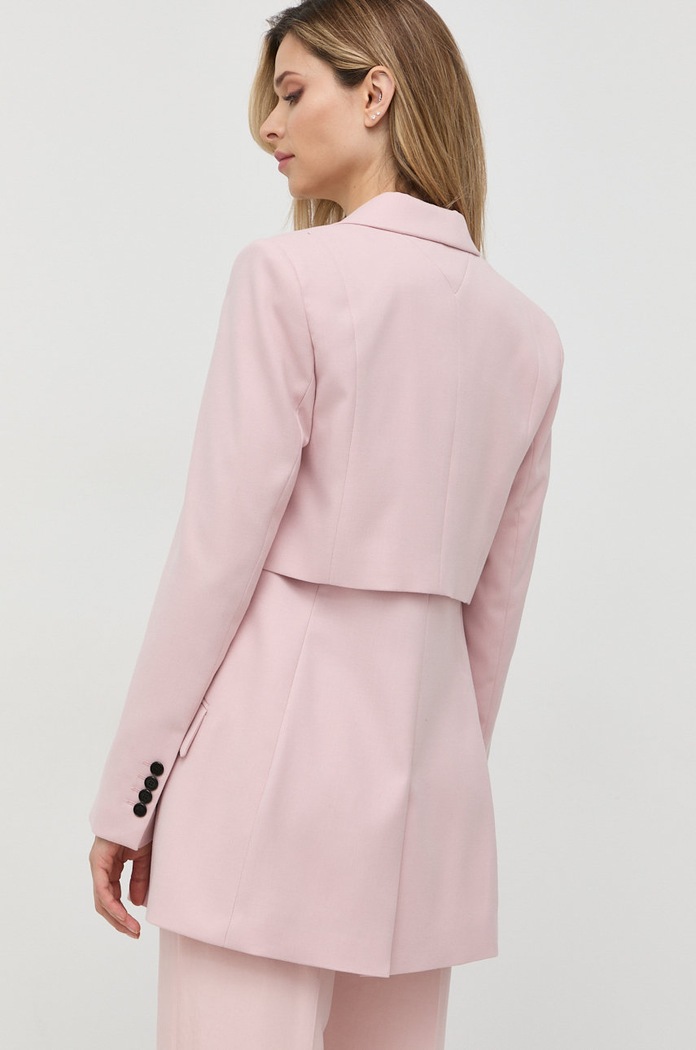 Marynarka Karl Lagerfeld 225W1402 różowy