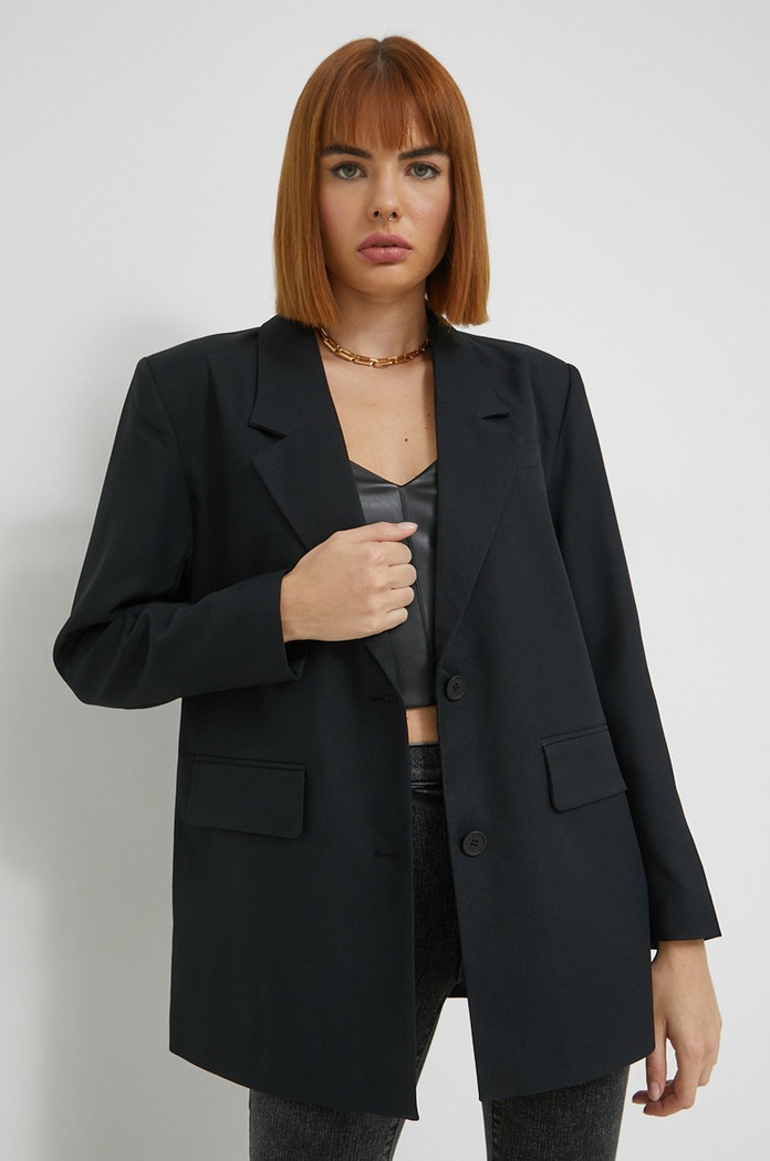 Noisy May marynarka tkanina czarny 27023367.Black