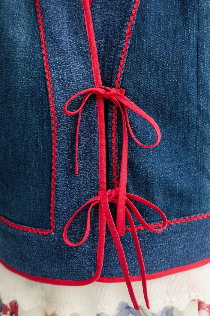 Γιλέκο Renewed creative upcycling kamizelka.letnia μπλε