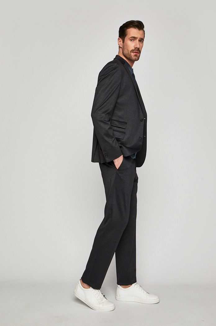 Ruházat s.Oliver Black Label - Zakó 02.899.54.4494 szürke
