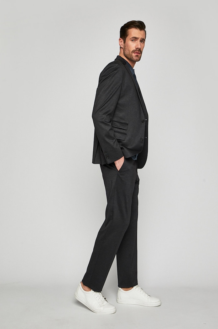 Ruházat s.Oliver Black Label - Zakó 02.899.54.4494 szürke