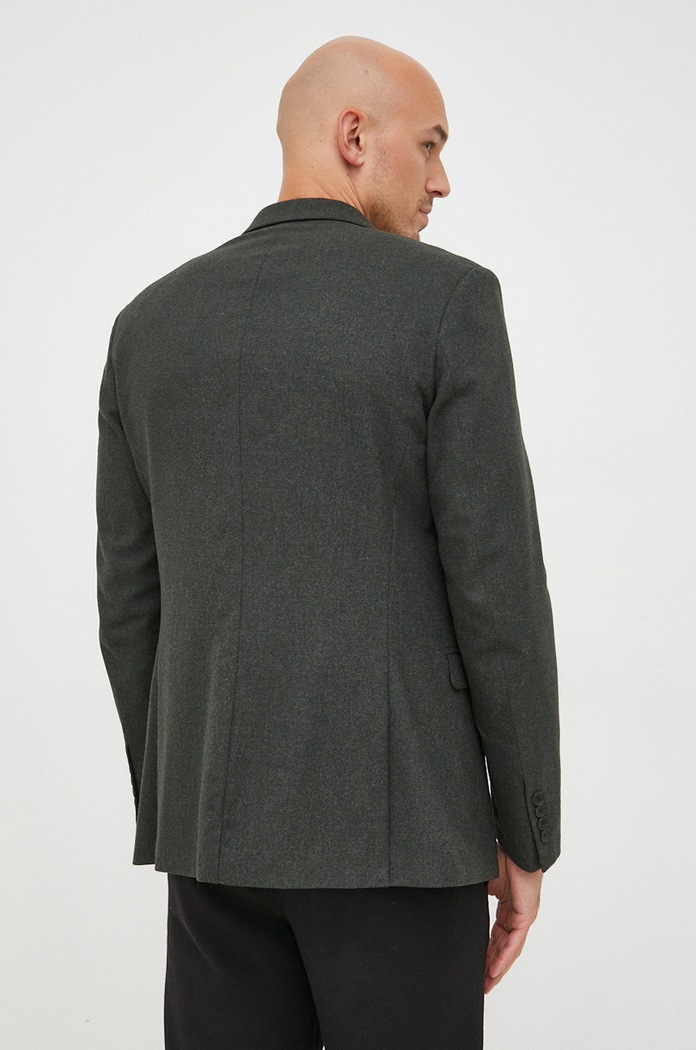 Дрехи Selected Homme Сако с вълна Selected Homme 16085274.ForestNigh зелен