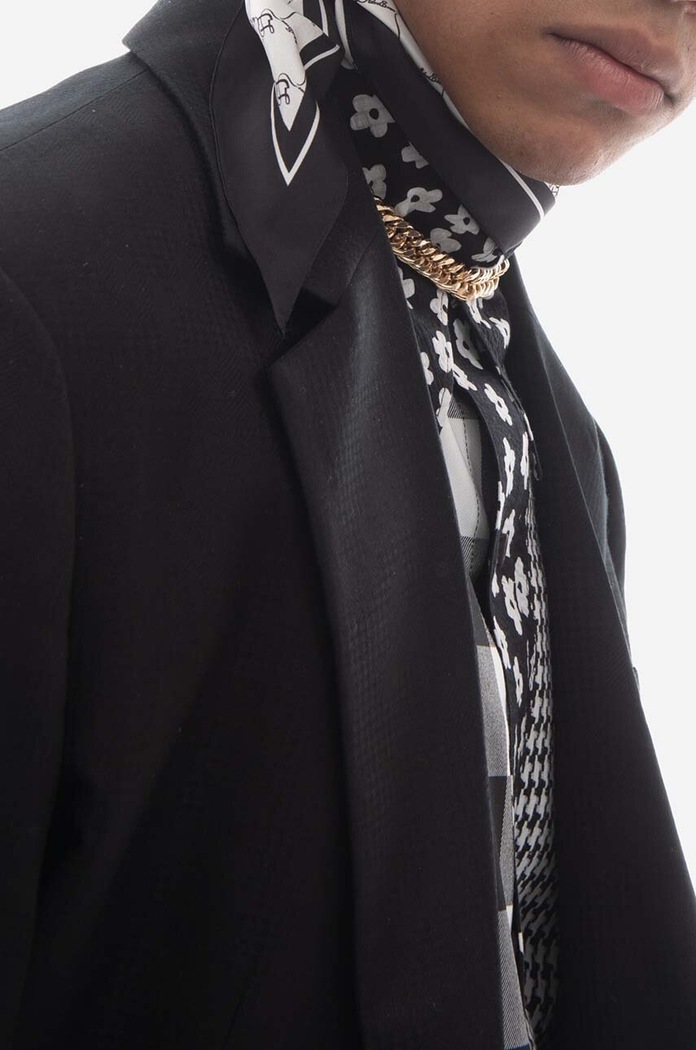 Vlněné sako Ader Error Blazer BMADSSBZ0205BK BMADSSBZ0205BK