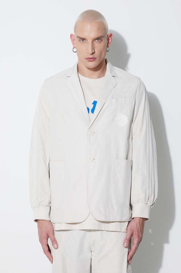 adidas Originals marynarka Club Blazer regular beżowy IA2495