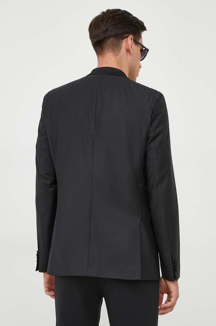 Oblečenie Vlnená bunda Karl Lagerfeld 500096.155225 čierna