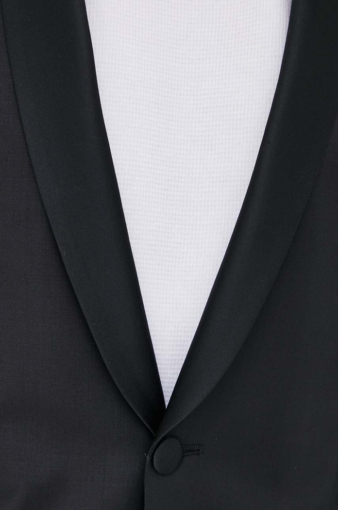 Vlnená bunda Karl Lagerfeld 500096.155225 čierna