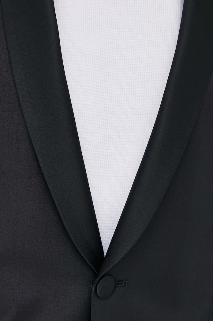 Vlnená bunda Karl Lagerfeld 500096.155225 čierna