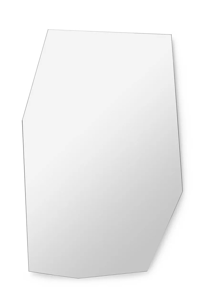 Nástenné zrkadlo ferm LIVING Shard Mirror čierna 1104267265