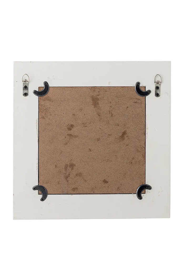 Bloomingville lustro ścienne Badia 30 x 30 x 2,5 cm 82065009 różowy AA00