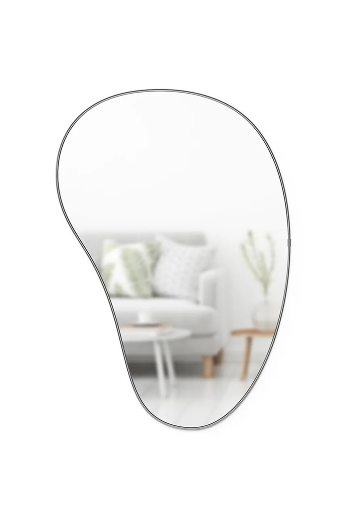 Stensko ogledalo Umbra Hubba 61 x 91 cm 1018529.378 črna