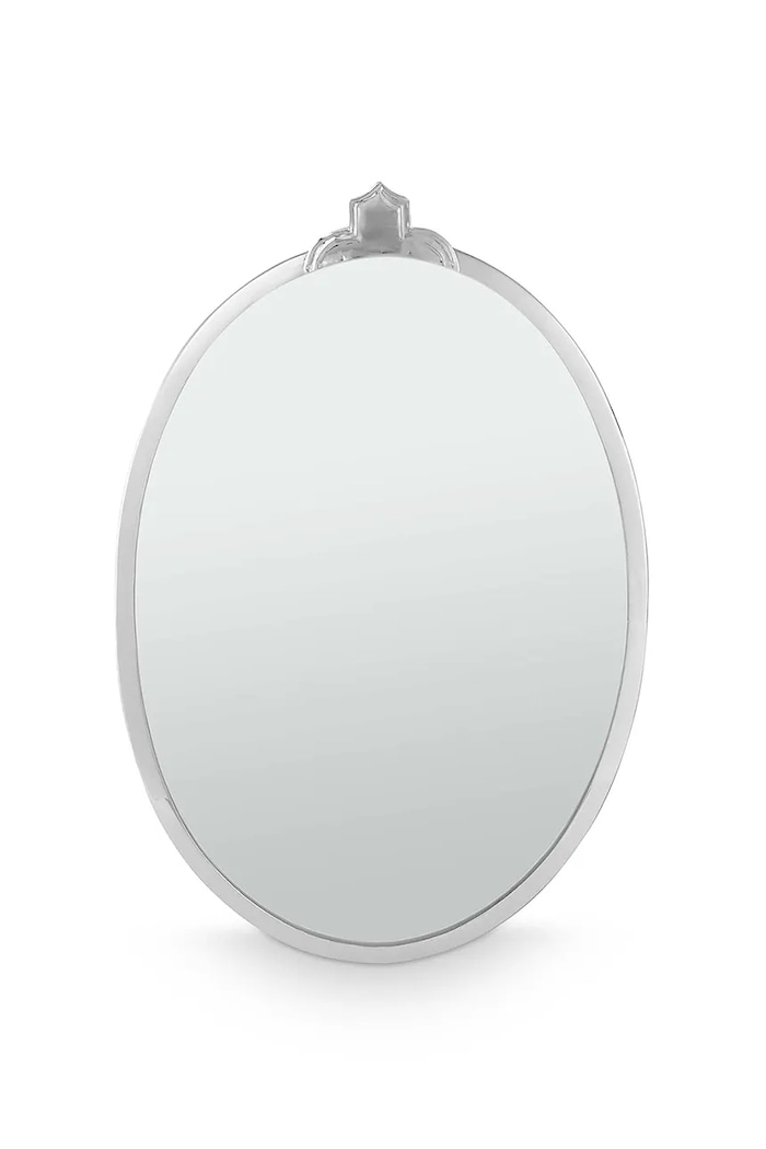 vtwonen specchio da parete Silver 56 x 35 x 2 cm grigio 52093234
