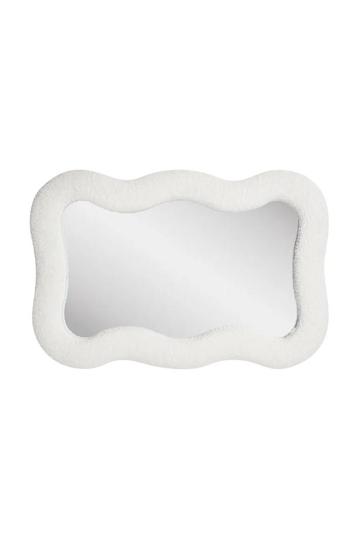 Nástenné zrkadlo House Nordic Bosaro 80 x 54 cm 4001718 biela AA00