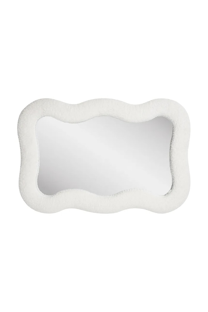 Nástenné zrkadlo House Nordic Bosaro 80 x 54 cm 4001718 biela AA00