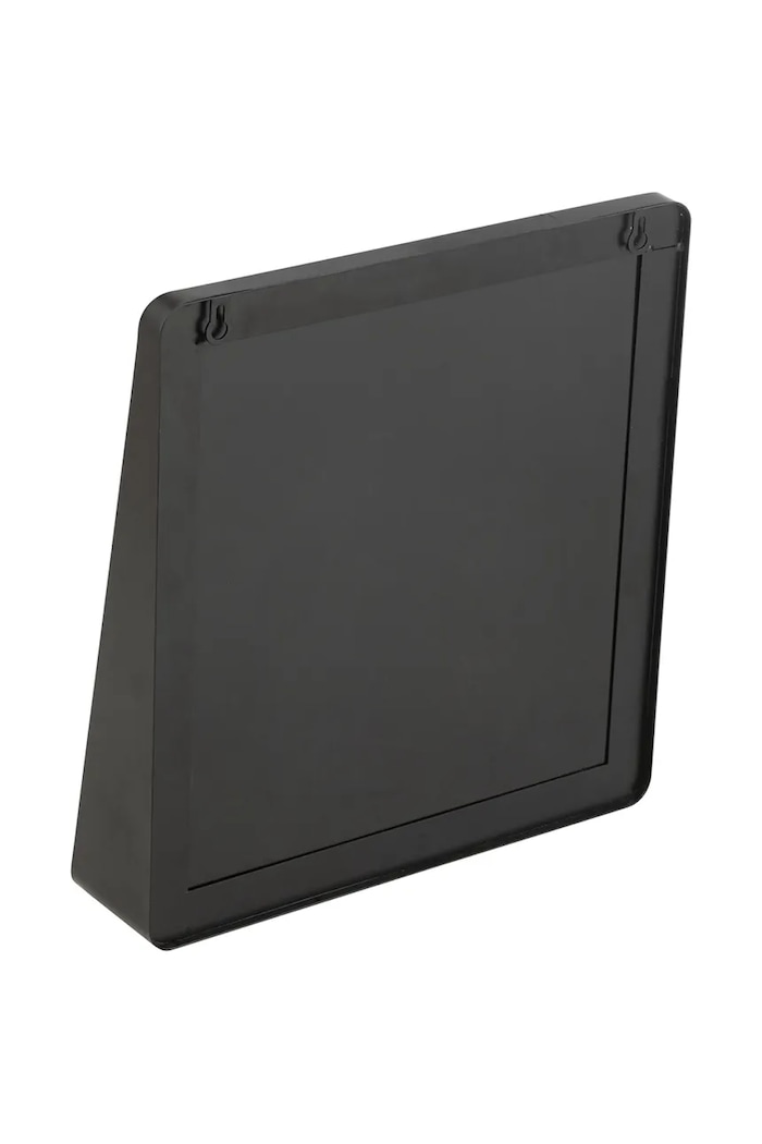 J-Line lustro ścienne z metalu 38 x 9 x 41 cm 46267 czarny AA00