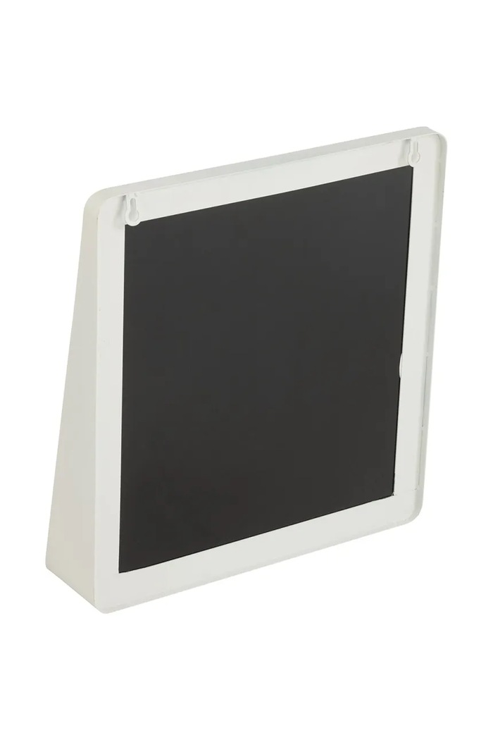 J-Line lustro ścienne z metalu 38 x 9 x 41 cm 46254 biały AA00