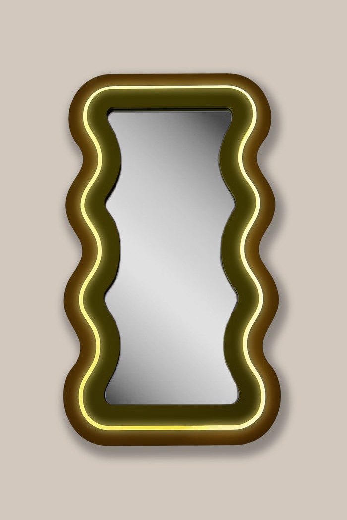 Palais Royal specchio a LED 33 x 59 cm 1038343 giallo AA00