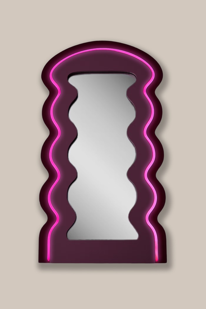 Palais Royal specchio a LED 32 x 58 cm 1038342 rosa AA00