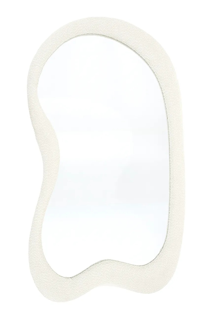 By-Boo ogledalo stensko iz umetne mase 58 x 100 x 3,5 cm bela 240082