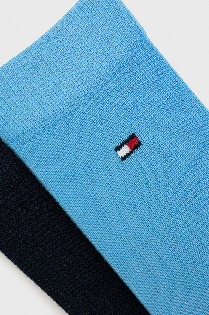 Tommy Hilfiger sosete copii (2-pack) 391334 turcoaz AA00