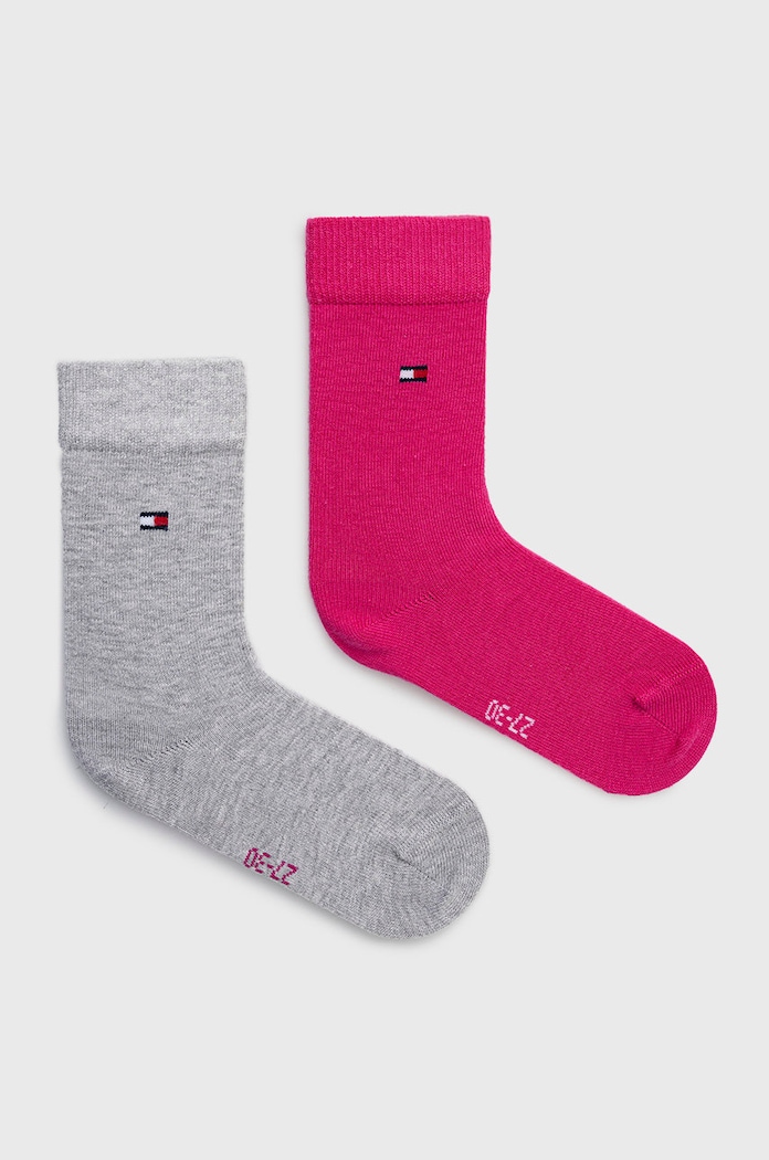 Tommy Hilfiger skarpetki dziecięce (2-pack) skarpetki długie fioletowy 391334