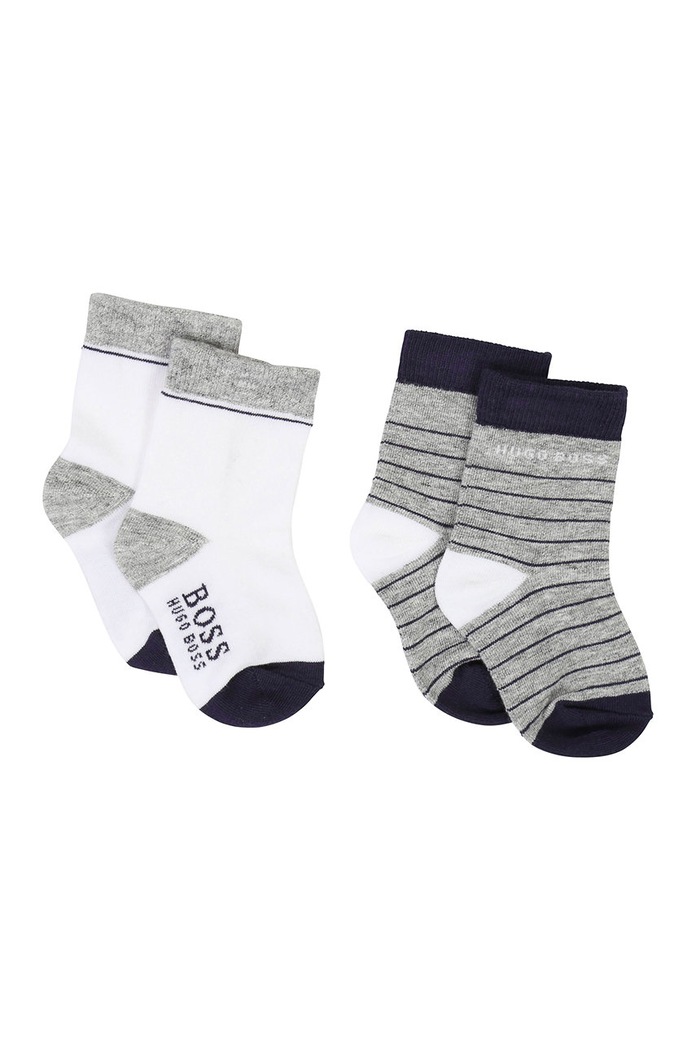 Boss - Dětské ponožky (2-pack) krátké ponožky bílá J00Z01