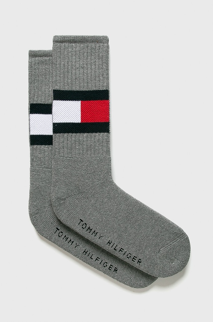 Tommy Hilfiger - Κάλτσες ψηλές κάλτσες γκρί 481985