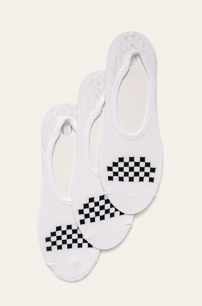 Vans stopalke (3-pack) Kratke nogavice bela VN0A48HDYB21