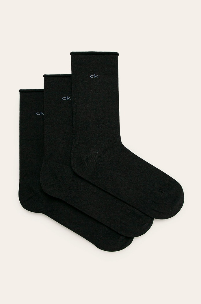 Calvin Klein - Skarpetki (3-pack) skarpetki długie granatowy 100001768.NOS