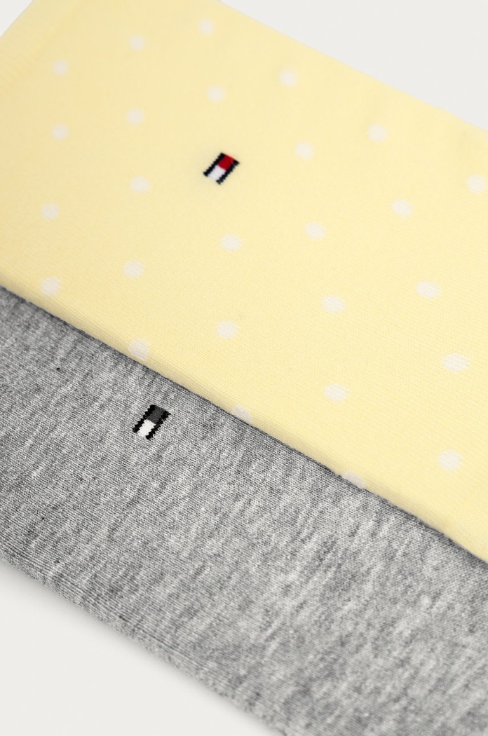 Tommy Hilfiger čarape za žene 2-pack 100001493 zlatna AA00