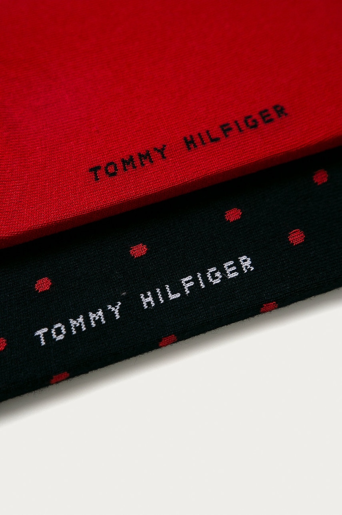 Tommy Hilfiger čarape za žene 2-pack 100001493 crvena AA00