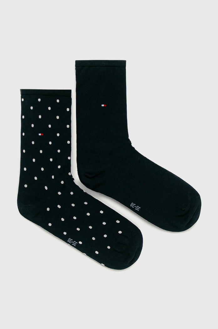 Tommy Hilfiger skarpety damskie 2-pack skarpetki długie granatowy 100001493