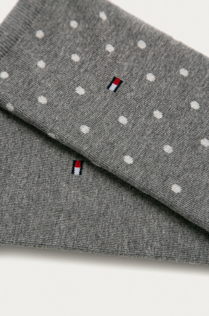 Tommy Hilfiger skarpety damskie 2-pack 100001493 szary AA00