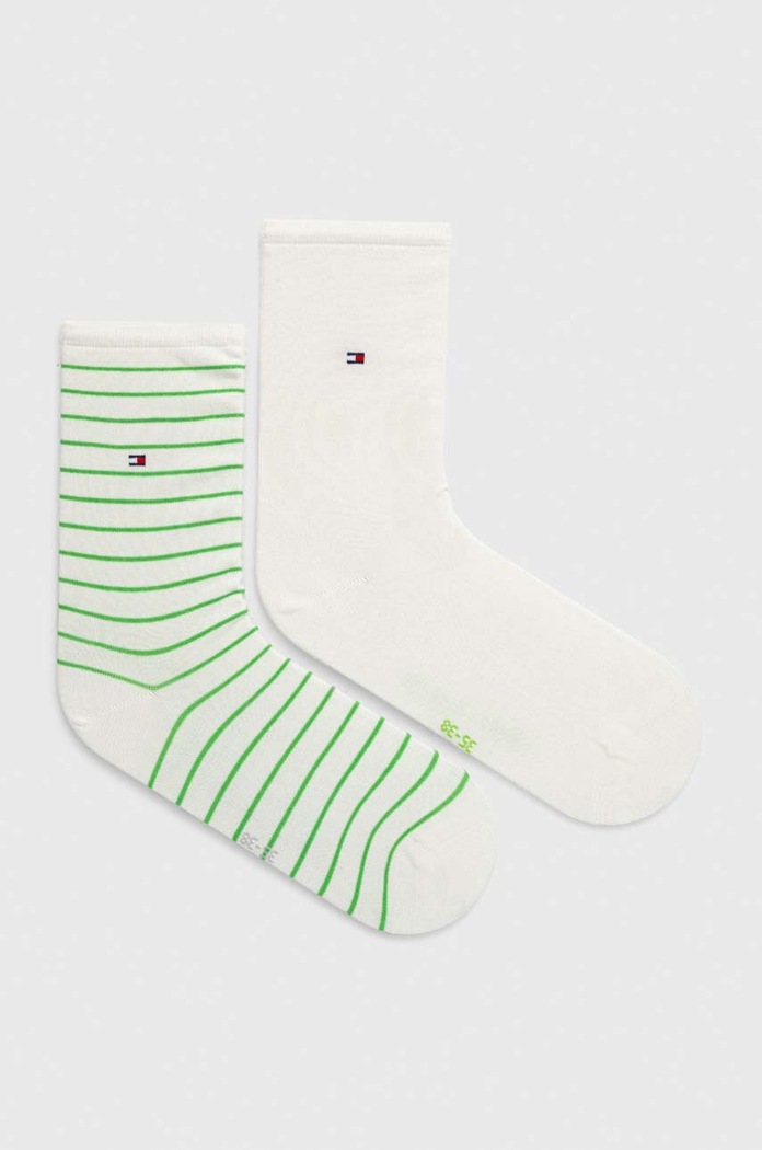 Tommy Hilfiger Skarpety damskie 2-pack biały 100001494