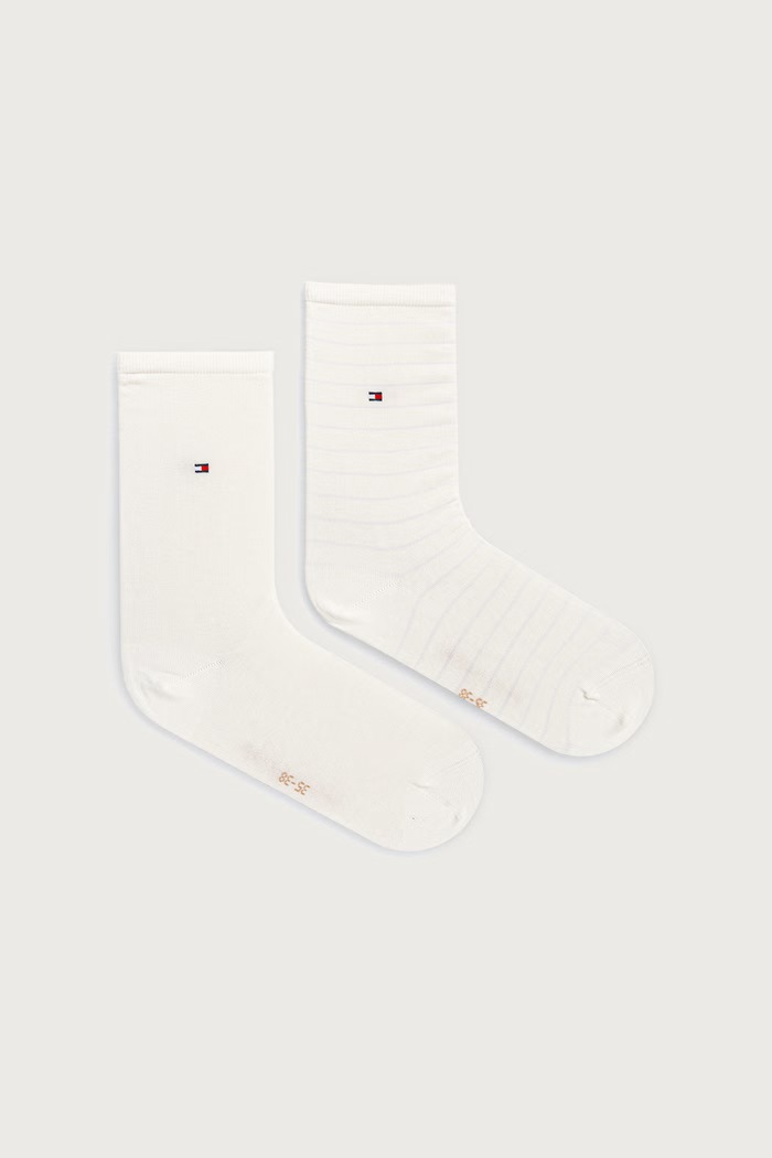 Tommy Hilfiger skarpety damskie 2-pack beżowy 100001494