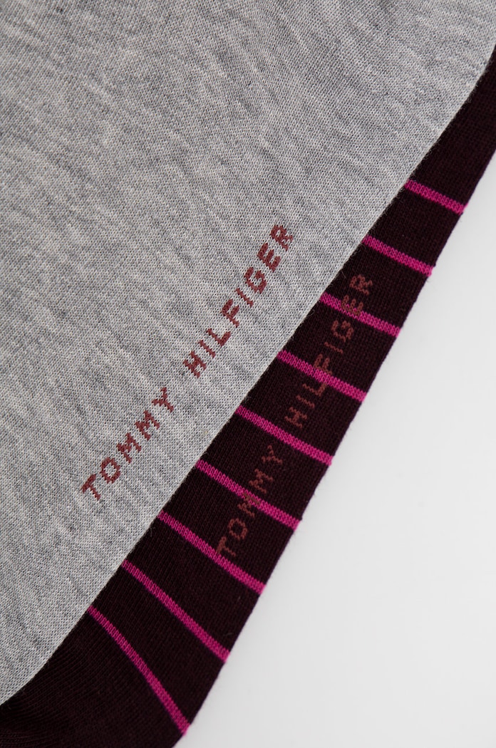 Tommy Hilfiger κάλτσες γυναικείες 2-pack 100001494 μωβ AA00
