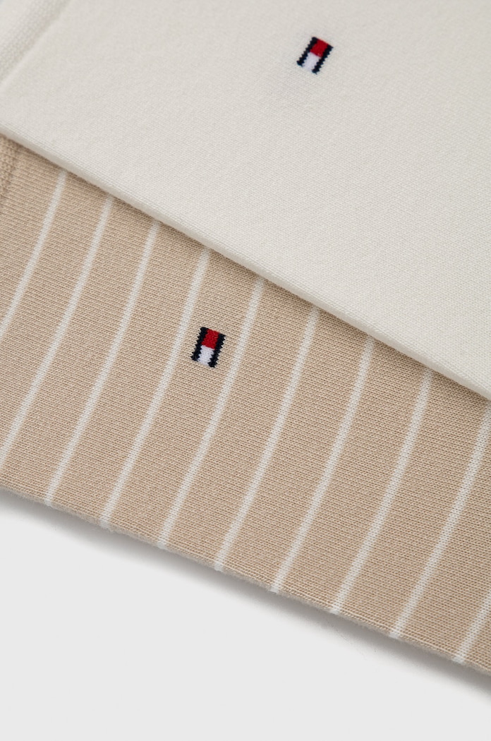 Tommy Hilfiger ponožky dámské 2-pack 100001494 béžová AA00